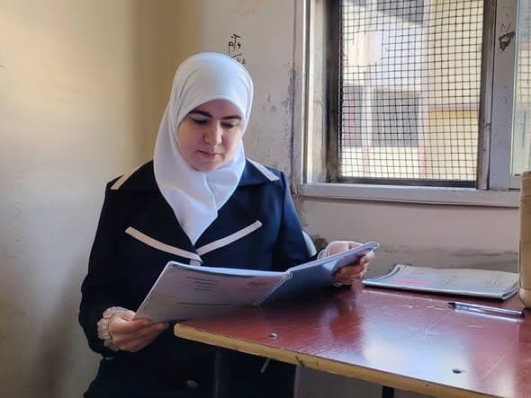 مديرة التربية والتعليم بحمص تتابع التدريب العملي لطلاب معهد إعداد المدرسين