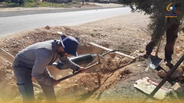 صيانة ومعالجة أعطال كابلات الإنترنت في الشعيرات