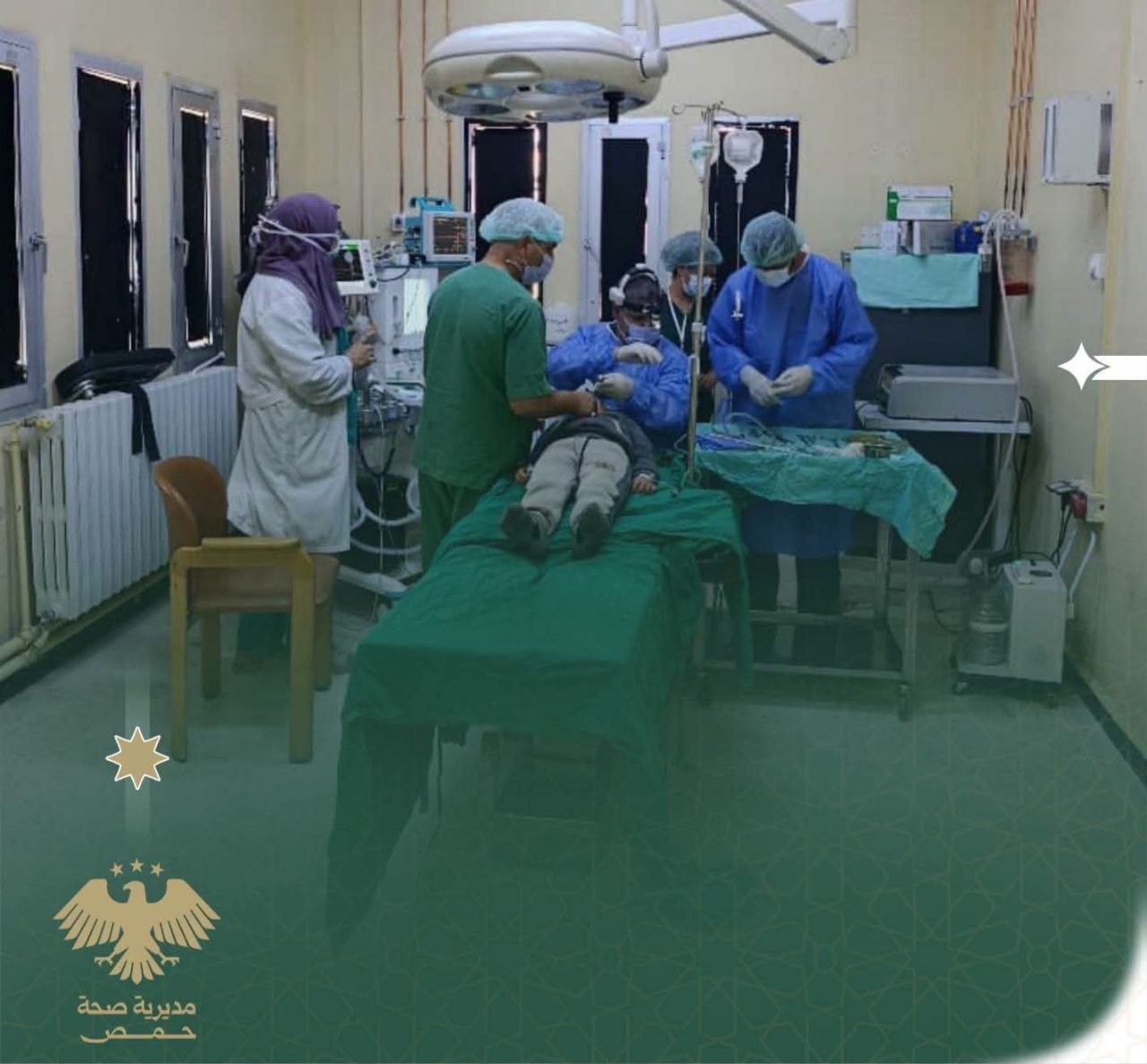 مشفى صدد الوطني يجري سلسلة عمليات جراحية ضمن برنامجه اليومي